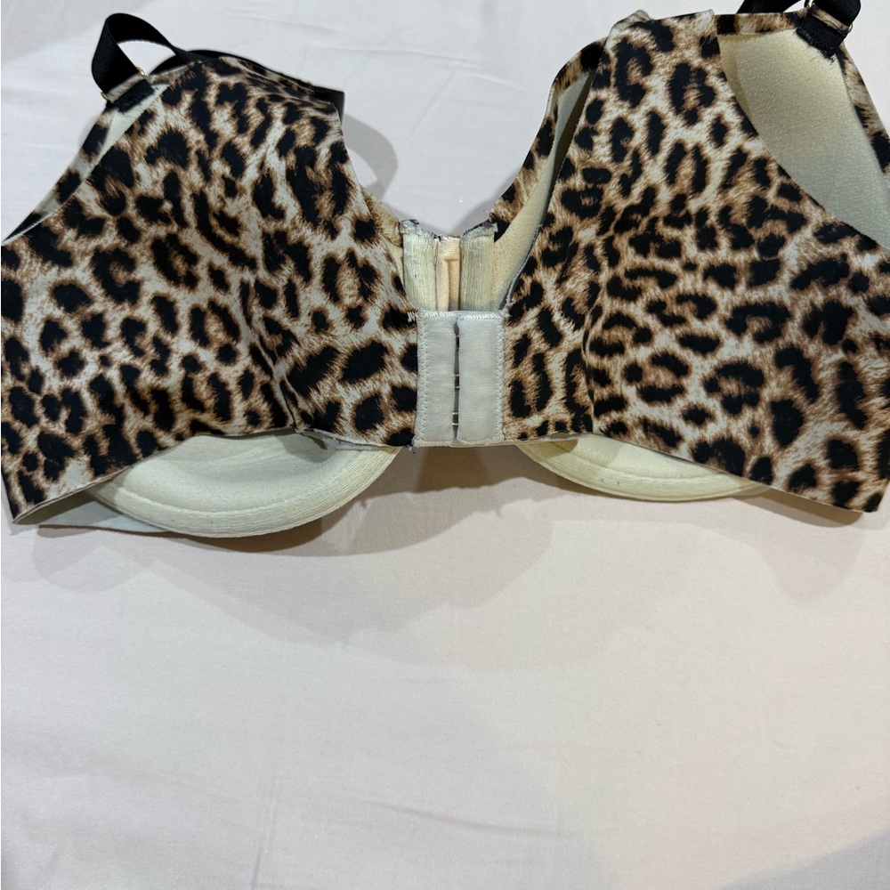 Seamless Leopard Print Underwire Bra - Leopard - image 4